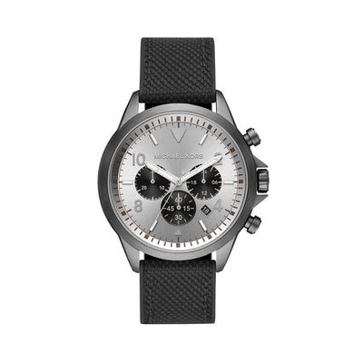 Michael Kors Gage Chronograph Black Silicone Watch - Michael Kors - BlueBird Crown