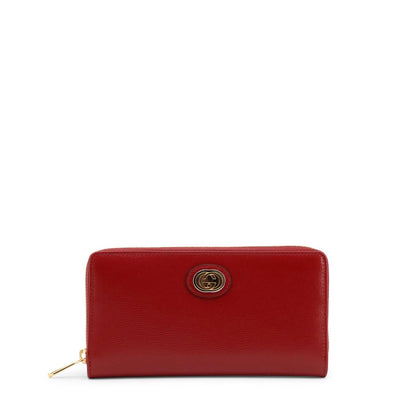Gucci Red Women's Large Leather Wallet - Gucci - BlueBird Crown
